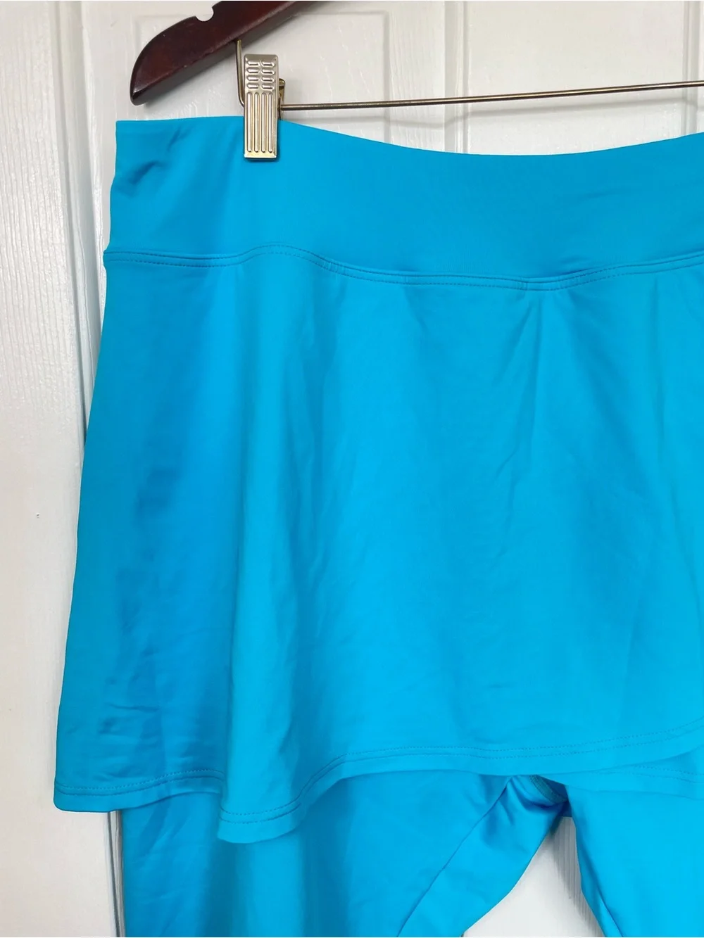 NEW Lands End Modest Swim Skirt Capri Leggings UPF 50 2XL 22/24 Women’s Bathing